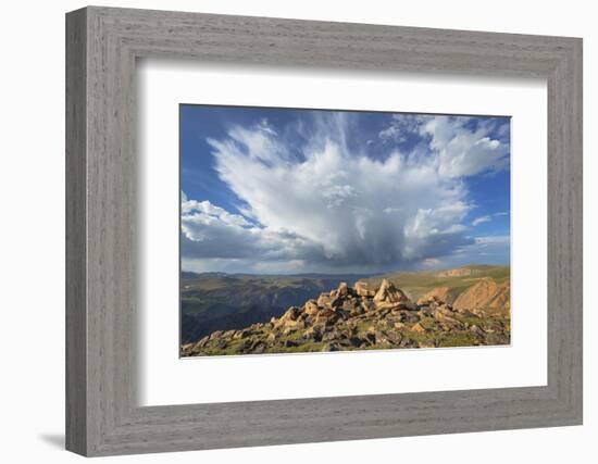 Storm over Beartooth Mountains, Montana.-Alan Majchrowicz-Framed Photographic Print