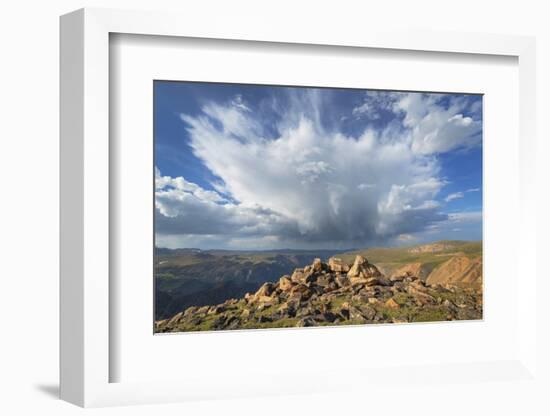 Storm over Beartooth Mountains, Montana.-Alan Majchrowicz-Framed Photographic Print