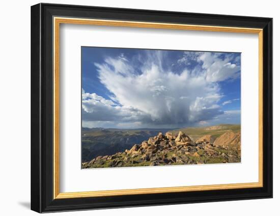 Storm over Beartooth Mountains, Montana.-Alan Majchrowicz-Framed Photographic Print