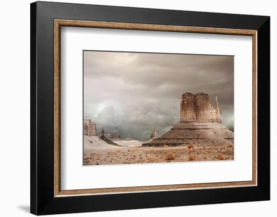 Storm over Monument Valley AZ-null-Framed Premium Giclee Print