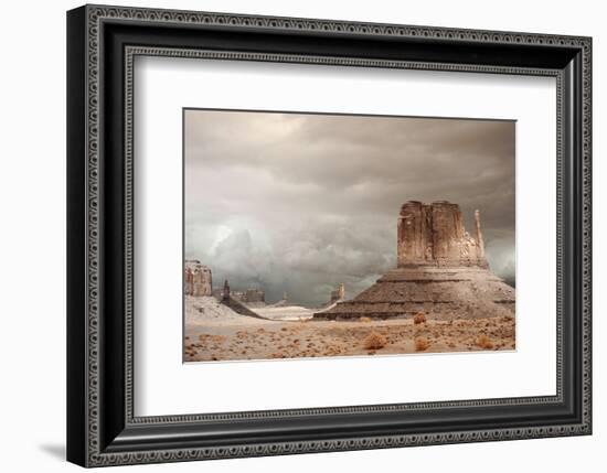 Storm over Monument Valley AZ-null-Framed Premium Giclee Print