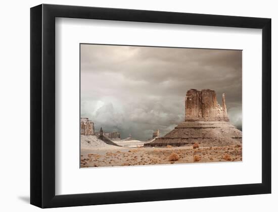 Storm over Monument Valley AZ-null-Framed Premium Giclee Print