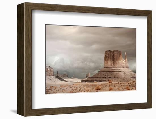 Storm over Monument Valley AZ-null-Framed Premium Giclee Print