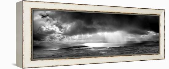 Storm over the Sea Between Eigg and the Mainland, Highland, Scotland, UK-Lee Frost-Framed Premier Image Canvas