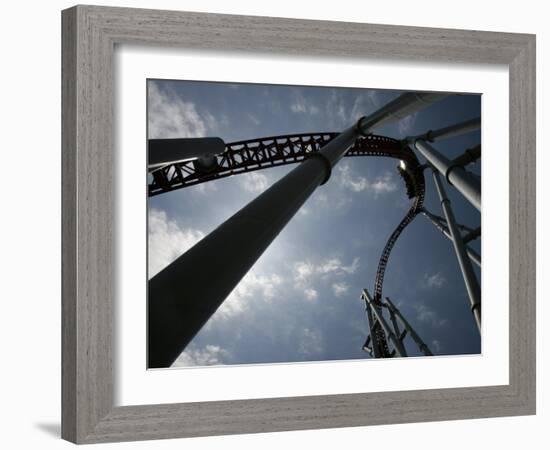 Storm Runner Rolleer Coaster at Hersheypark, Pennsylvania-Carolyn Kaster-Framed Photographic Print