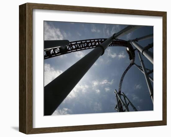 Storm Runner Rolleer Coaster at Hersheypark, Pennsylvania-Carolyn Kaster-Framed Photographic Print