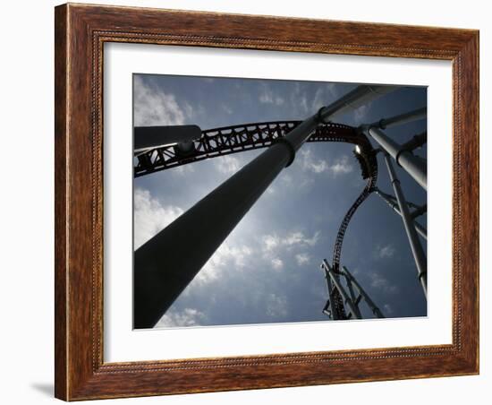 Storm Runner Rolleer Coaster at Hersheypark, Pennsylvania-Carolyn Kaster-Framed Photographic Print