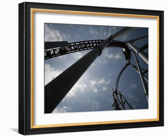 Storm Runner Rolleer Coaster at Hersheypark, Pennsylvania-Carolyn Kaster-Framed Photographic Print