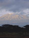 Mt. Kilimanjaro, Kibo Peak from Kenya Side, Kenya, Africa-Storm Stanley-Framed Premier Image Canvas