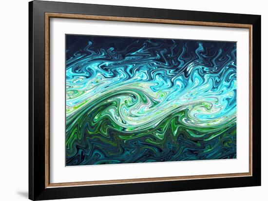 Storm Waves, Chaos Model-Eric Heller-Framed Photographic Print