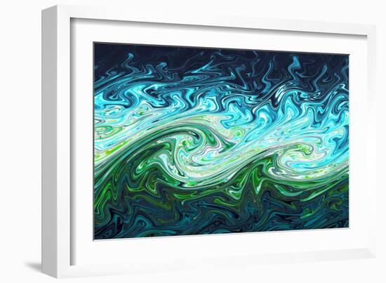 Storm Waves, Chaos Model-Eric Heller-Framed Photographic Print