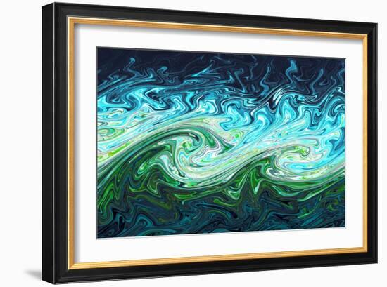 Storm Waves, Chaos Model-Eric Heller-Framed Photographic Print