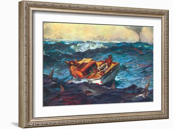 Storm-Winslow Homer-Framed Art Print
