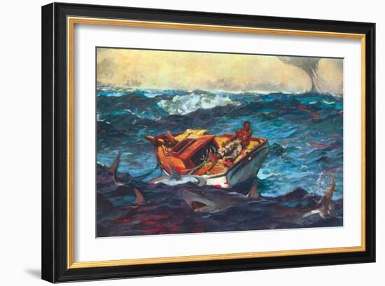 Storm-Winslow Homer-Framed Art Print