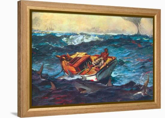 Storm-Winslow Homer-Framed Stretched Canvas