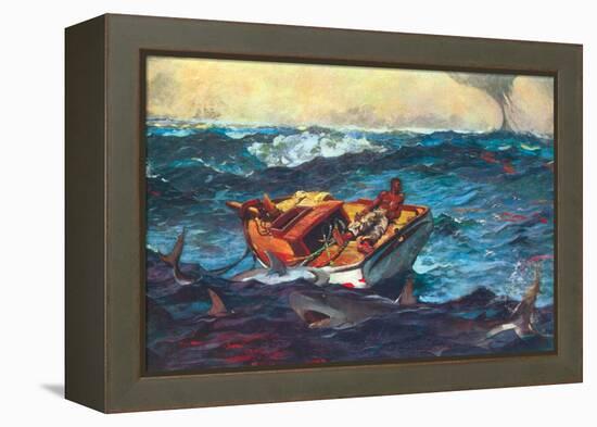 Storm-Winslow Homer-Framed Stretched Canvas