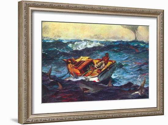 Storm-Winslow Homer-Framed Premium Giclee Print