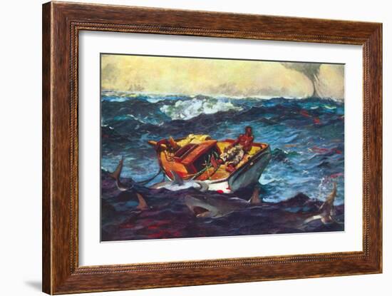 Storm-Winslow Homer-Framed Art Print