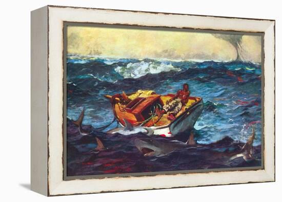 Storm-Winslow Homer-Framed Stretched Canvas