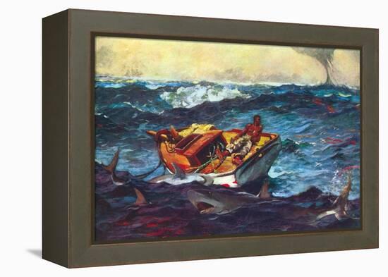 Storm-Winslow Homer-Framed Stretched Canvas