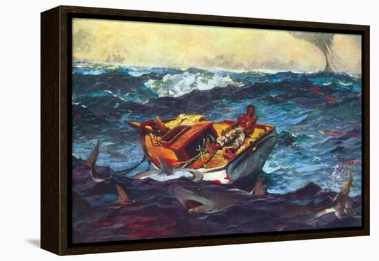 Storm-Winslow Homer-Framed Stretched Canvas