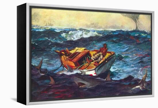 Storm-Winslow Homer-Framed Stretched Canvas