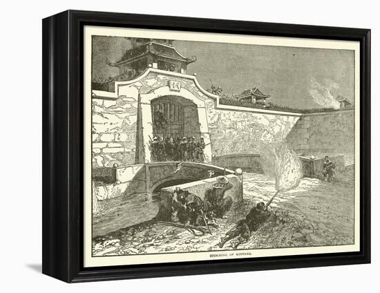 Storming of Kintang-null-Framed Premier Image Canvas