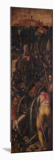Storming of Monteriggioni, 1563-1565-Giorgio Vasari-Mounted Giclee Print