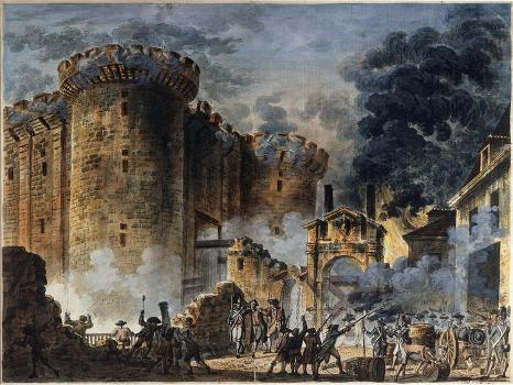 Storming of the Bastille, July 14Th, 1789 by Jean-Pierre Houel' Giclee  Print | Art.com