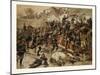 Storming of the Great Barricade at the Entrance of Le Bourget by the 3rd Garde-Grenadier Regiment Q-null-Mounted Giclee Print