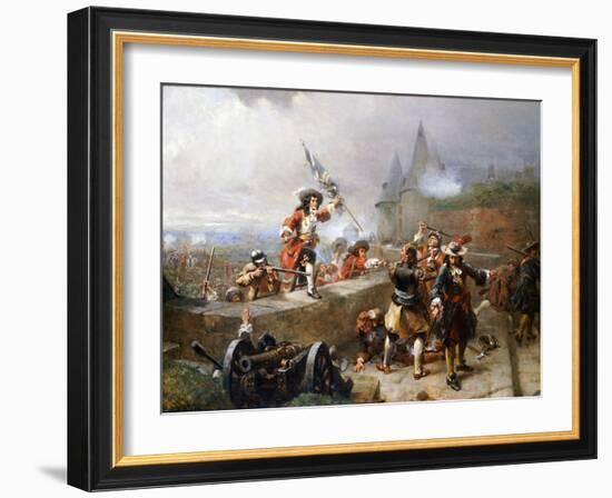 Storming the Battlements-Robert Alexander Hillingford-Framed Giclee Print