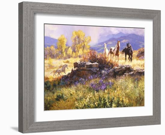 Stormy Afternoon-Claire Goldrick-Framed Art Print