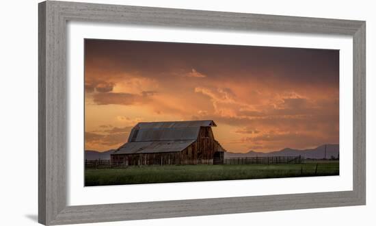 Stormy Barn 02-Dan Ballard-Framed Photographic Print