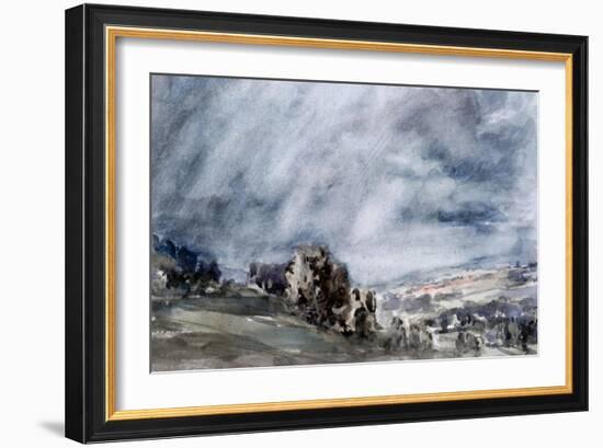 Stormy Day, Gloucestershire, C.1902-Philip Wilson Steer-Framed Giclee Print