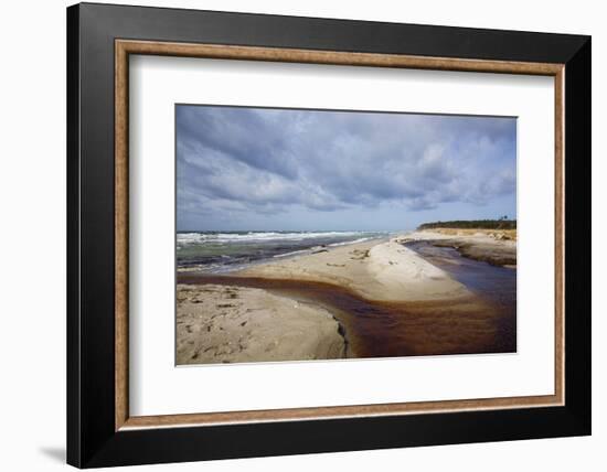 Stormy Day on the Western Beach of Darss Peninsula-Uwe Steffens-Framed Photographic Print