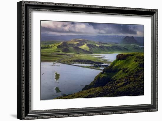 Stormy Dyrhólaey View Southern Iceland Summer Dyrholaey-Vincent James-Framed Photographic Print