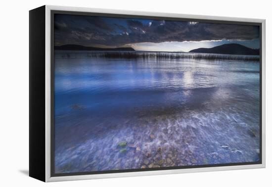 Stormy Lake Titicaca, Challapampa Village, Isla Del Sol (Island of the Sun), Bolivia, South America-Matthew Williams-Ellis-Framed Premier Image Canvas