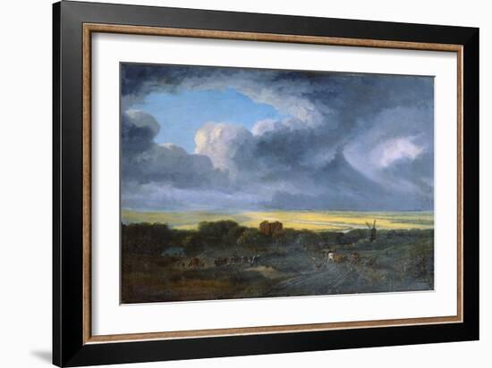 Stormy Landscape, 1795-Georges Michel-Framed Giclee Print