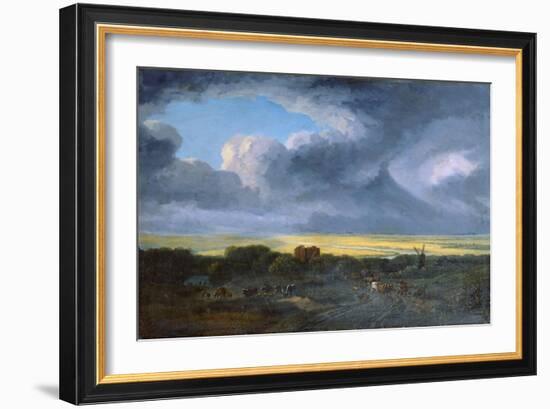 Stormy Landscape, 1795-Georges Michel-Framed Giclee Print