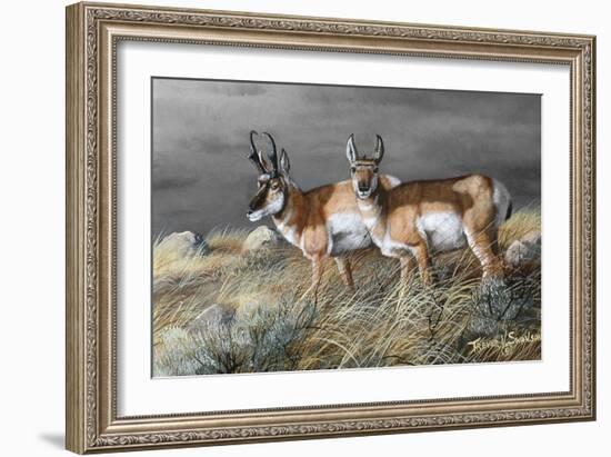 Stormy Plains-Trevor V. Swanson-Framed Giclee Print