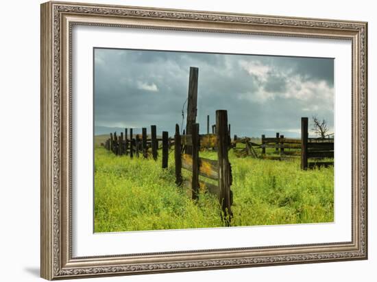 Stormy Ranch-Vincent James-Framed Photographic Print