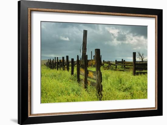 Stormy Ranch-Vincent James-Framed Photographic Print