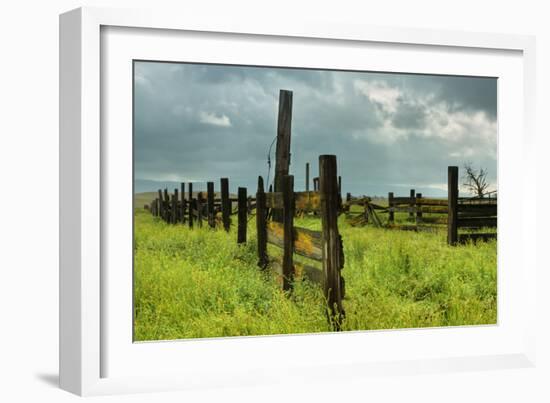 Stormy Ranch-Vincent James-Framed Photographic Print