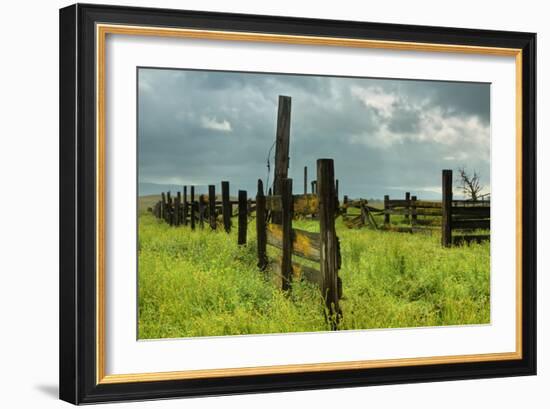 Stormy Ranch-Vincent James-Framed Photographic Print