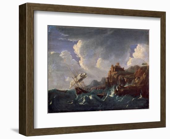 Stormy Sea, 17th Century-Pieter Mulier the Younger-Framed Giclee Print