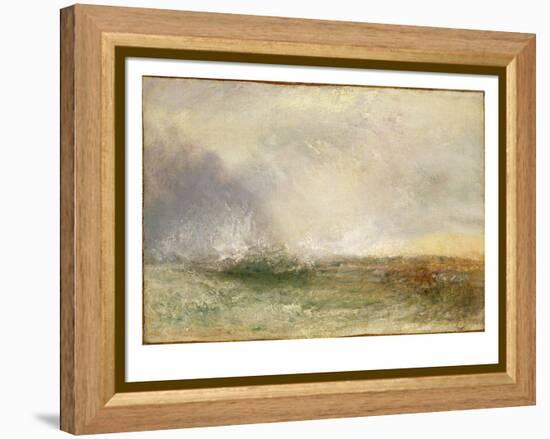 Stormy Sea Breaking on a Shore, 1840-5-J^ M^ W^ Turner-Framed Premier Image Canvas