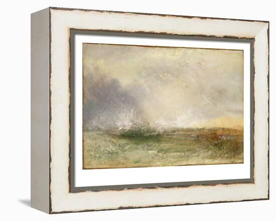 Stormy Sea Breaking on a Shore, 1840-5-J^ M^ W^ Turner-Framed Premier Image Canvas