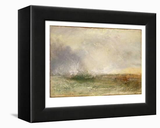 Stormy Sea Breaking on a Shore, 1840-5-J^ M^ W^ Turner-Framed Premier Image Canvas