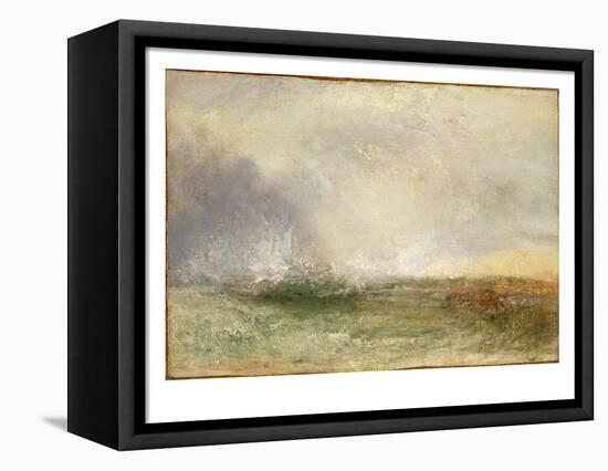 Stormy Sea Breaking on a Shore, 1840-5-J^ M^ W^ Turner-Framed Premier Image Canvas