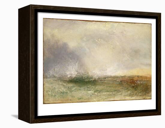 Stormy Sea Breaking on a Shore, 1840-5-J^ M^ W^ Turner-Framed Premier Image Canvas